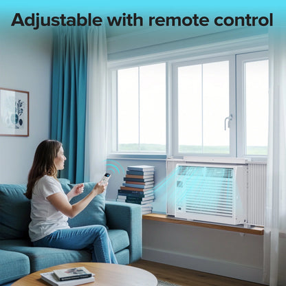 6,000 BTU Window Air Conditioner with Remove Control , for Room AC Unit Air Conditioner Easy Installation, Cools up to 250 Sq. Ft