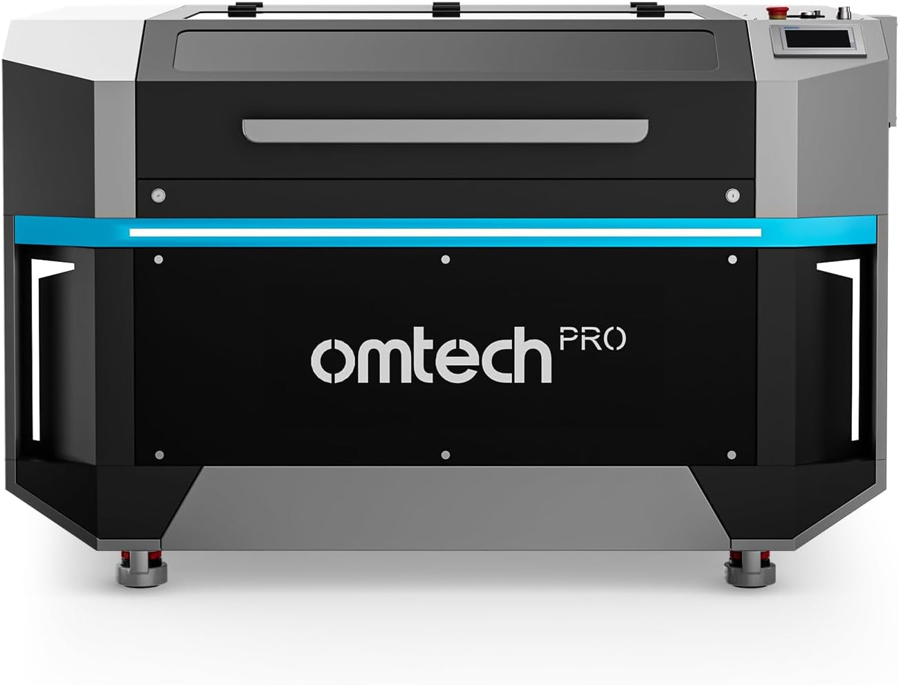 Omtech Pro 150W CO2 Laser Engraver, 55" X 35" Laser Cutter with Built-In Water Chiller 1,200 Mm/S Speed, 4 Way Pass Air Assist, Autofocus Laser Cutting Engraving Etching Machine for Wood Acrylic