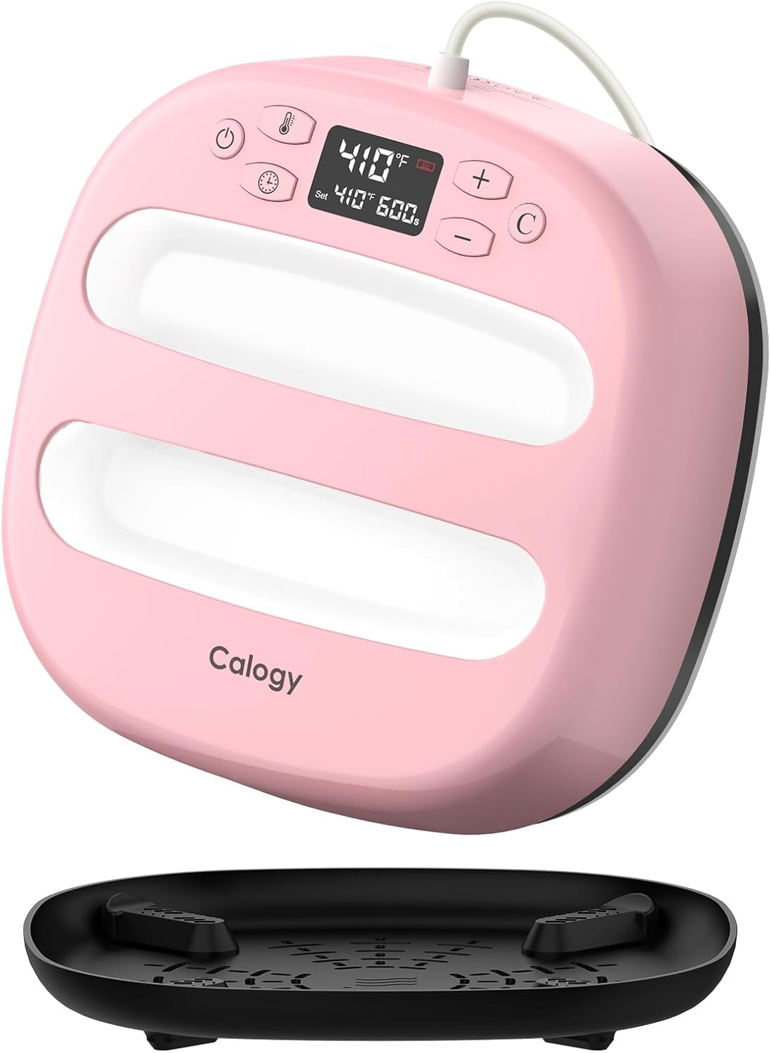 Calogy 10 * 10 Inches Heat Press Machine and 15 * 15 Inches Heat Press Mat Kit