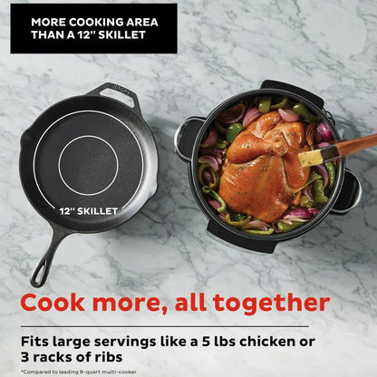 Instant Superior Cooker Chef Series 7.5 Qt Slow Cooker and Multicooker, from Makers of