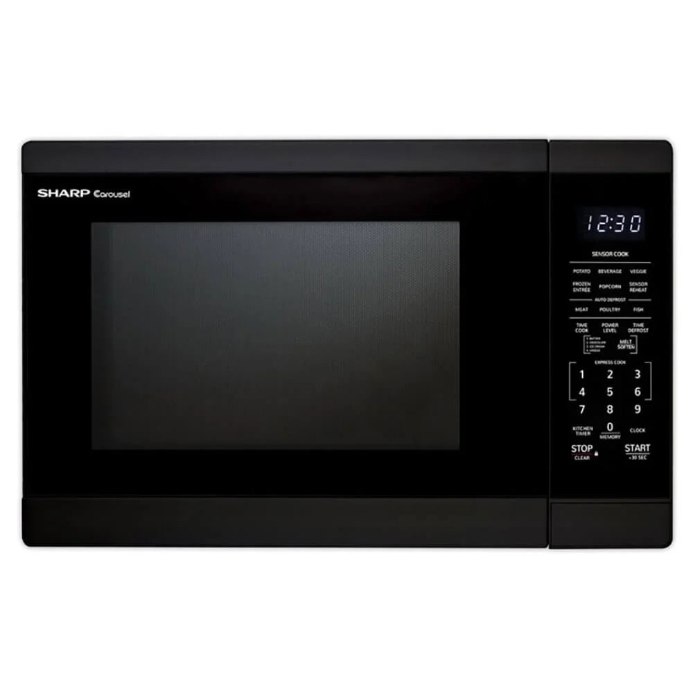 1.4 Cu Ft Countertop Microwave Oven in Black
