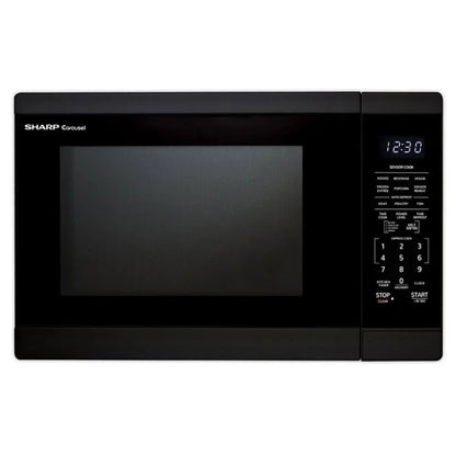 1.4 Cu Ft Countertop Microwave Oven in Black
