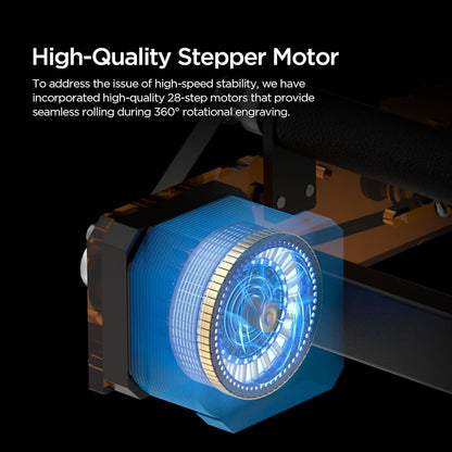 ACMER M3 Laser Rotary Roller, 360° Y-Axis Rotary Module for Cylindrical Engraving, Adjustable 6–164Mm Diameter, Compatible with ACMER P3/P2/P1/S2/S1/P1 S Pro and Most Laser Engravers