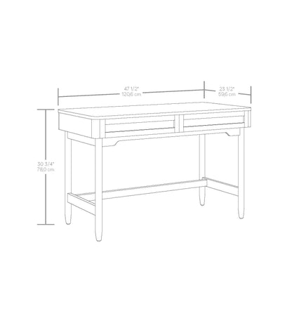 Springwood Caning Desk, Light Honey Finish
