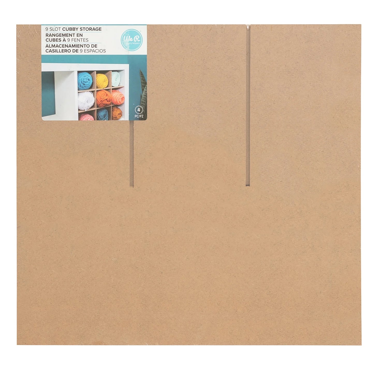 Cubby Storage Divider - 9 Slot Cubby Insert