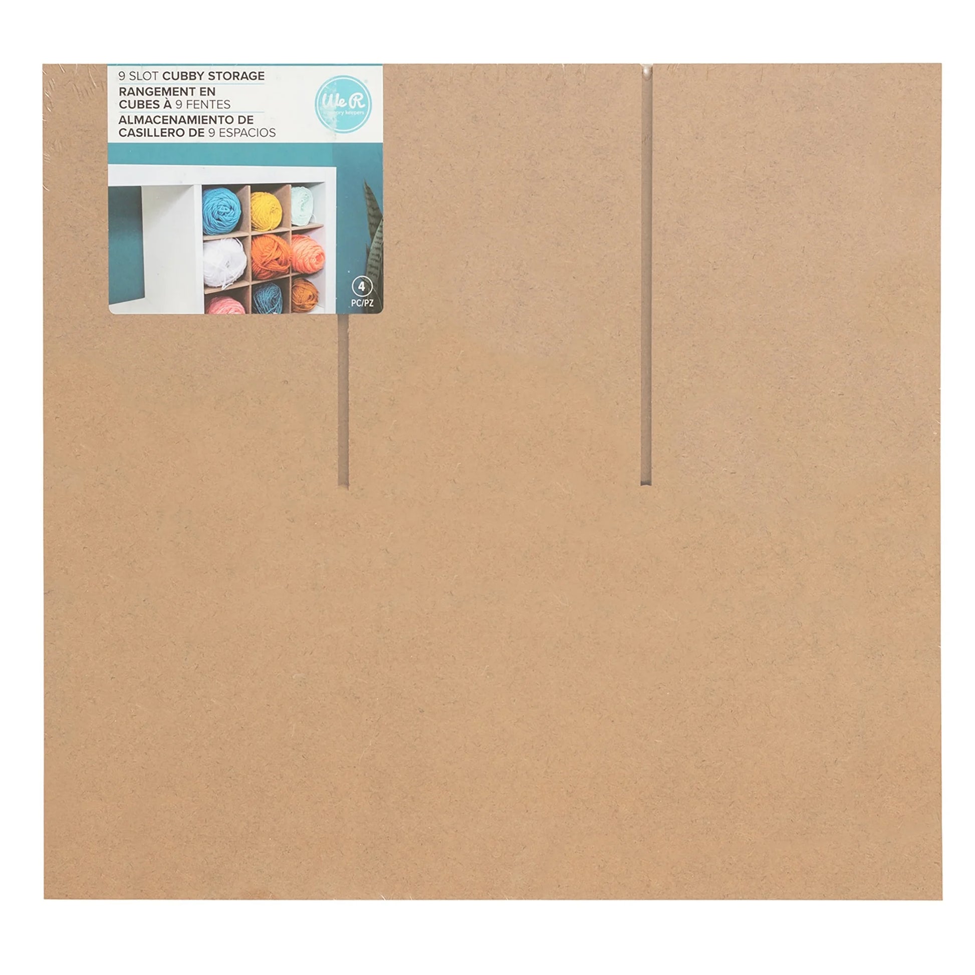 Cubby Storage Divider - 9 Slot Cubby Insert