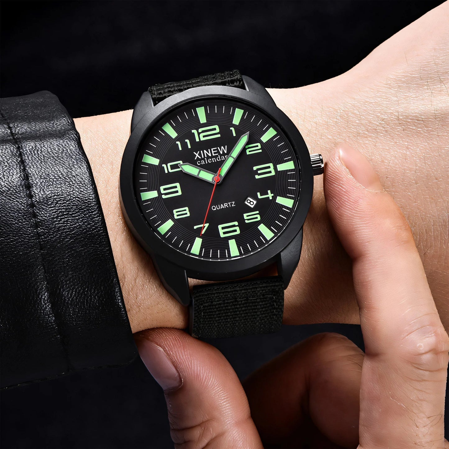 Watches for Men,Nylon Strap Watch Men'S Wrist Watches,Precise Quartz Movement Versatile Style Analog Watch,Style3