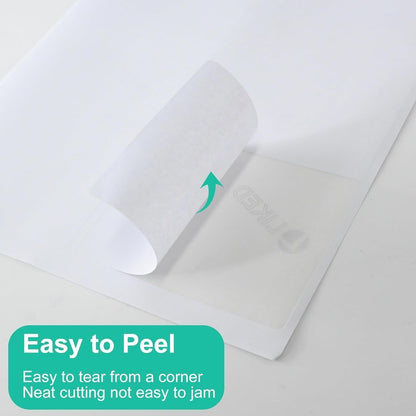 3-1/3" X 4" Printable White Sticker Labels, 300 Labels for Laser/Inkjet Printing - Matte (300 Labels, 50 Sheets)
