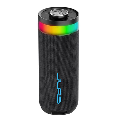 GO Party Speaker - Black; Bluetooth Portable Speaker with RGB Lighting, 10W