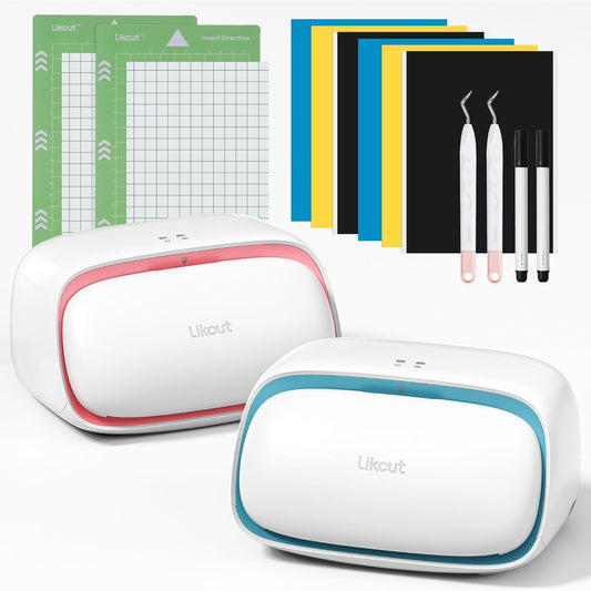 Glee S501 Vinyl Cutting Machine Blue,  Portable Vinyl Cutter Pink