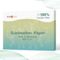 Sublimation Paper 8.5 X 11 Inches - 150 Sheets 105G Excellent Ink Release Sublimation Transfer Paper for Tumblers, Mugs, T-Shirts