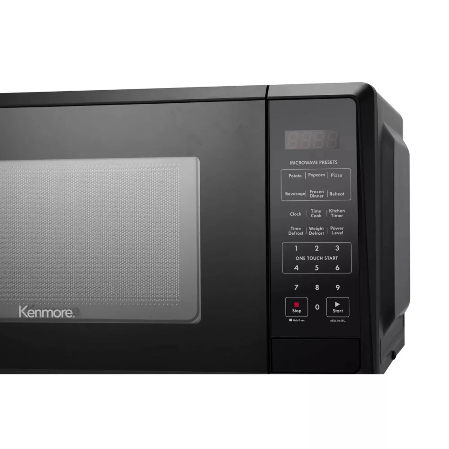 1.1 Cu-Ft Black Microwave - Black
