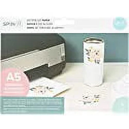 Spin It Water Slide Paper 8.5"X5.5"-Clear