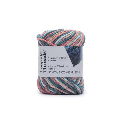 Loops & Threads Classic Cotton Patterned Yarn, 18 Pack