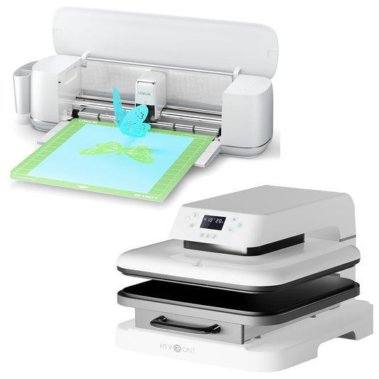 Loklik Cutting Machine & Auto Heat Press 15X15 White