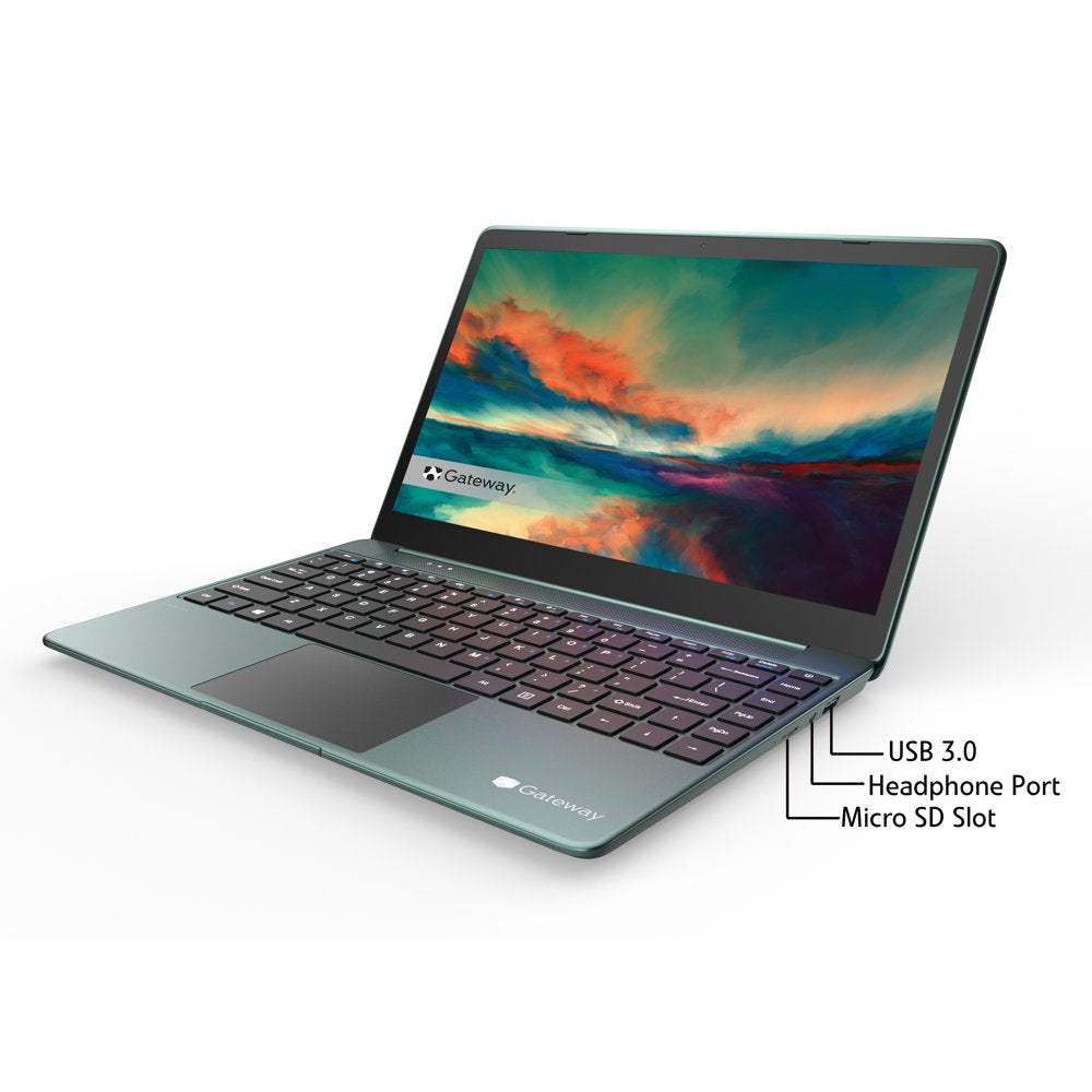 14.1" Ultra Slim Notebook, FHD, Intel® Core™ I5-1135G7, Quad Core, Intel® Iris® Xe Graphics, 16GB RAM, 512GB SSD, Tuned by THX™, Fingerprint Scanner, 1MP Webcam, HDMI, Windows 10 Home, Green