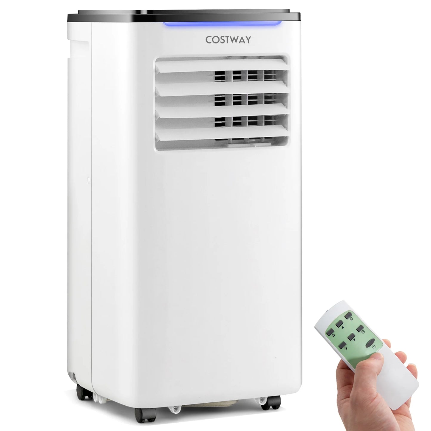 5200 BTU (8000 BTU ASHRAE) Portable Air Conditioner 3-In-1 AC Unit W/ Cool Dehum Fan Sleep Mode
