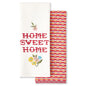 Home Sweet Home Kitchen Towel Set, Multicolor, 16"W X 28"L, 2 Piece