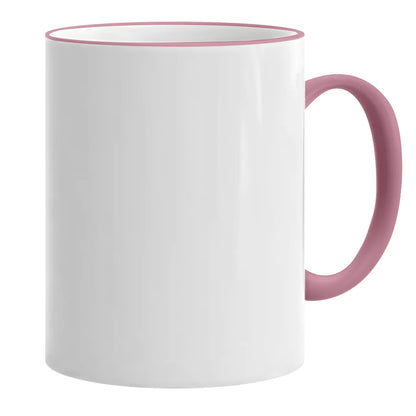 HPN ORCA Premium 11 Oz. Color Rim + Handle Sublimation Ceramic Mug - 36 per Case