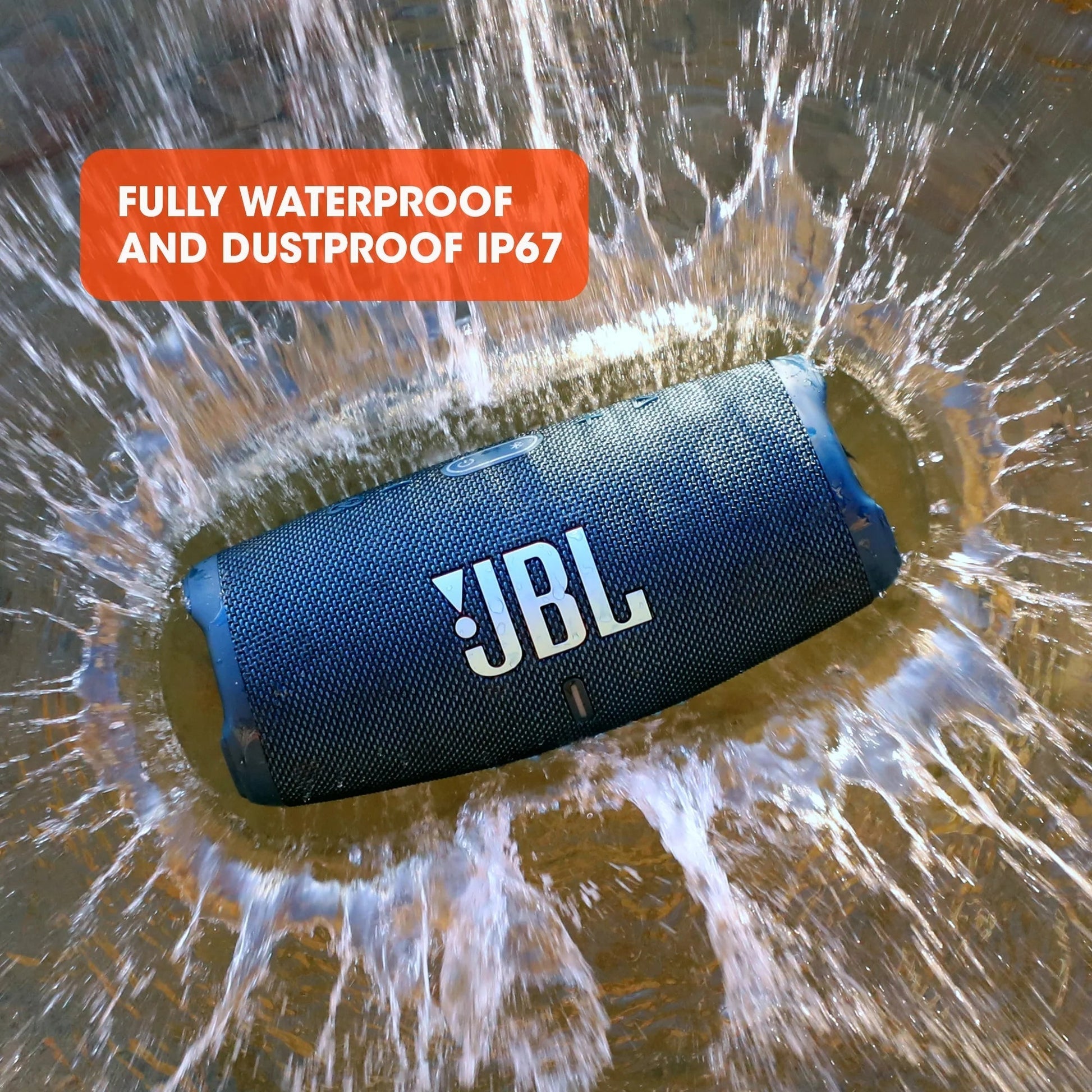 Charge 5 - Portable Waterproof Speaker with Powerbank - Black