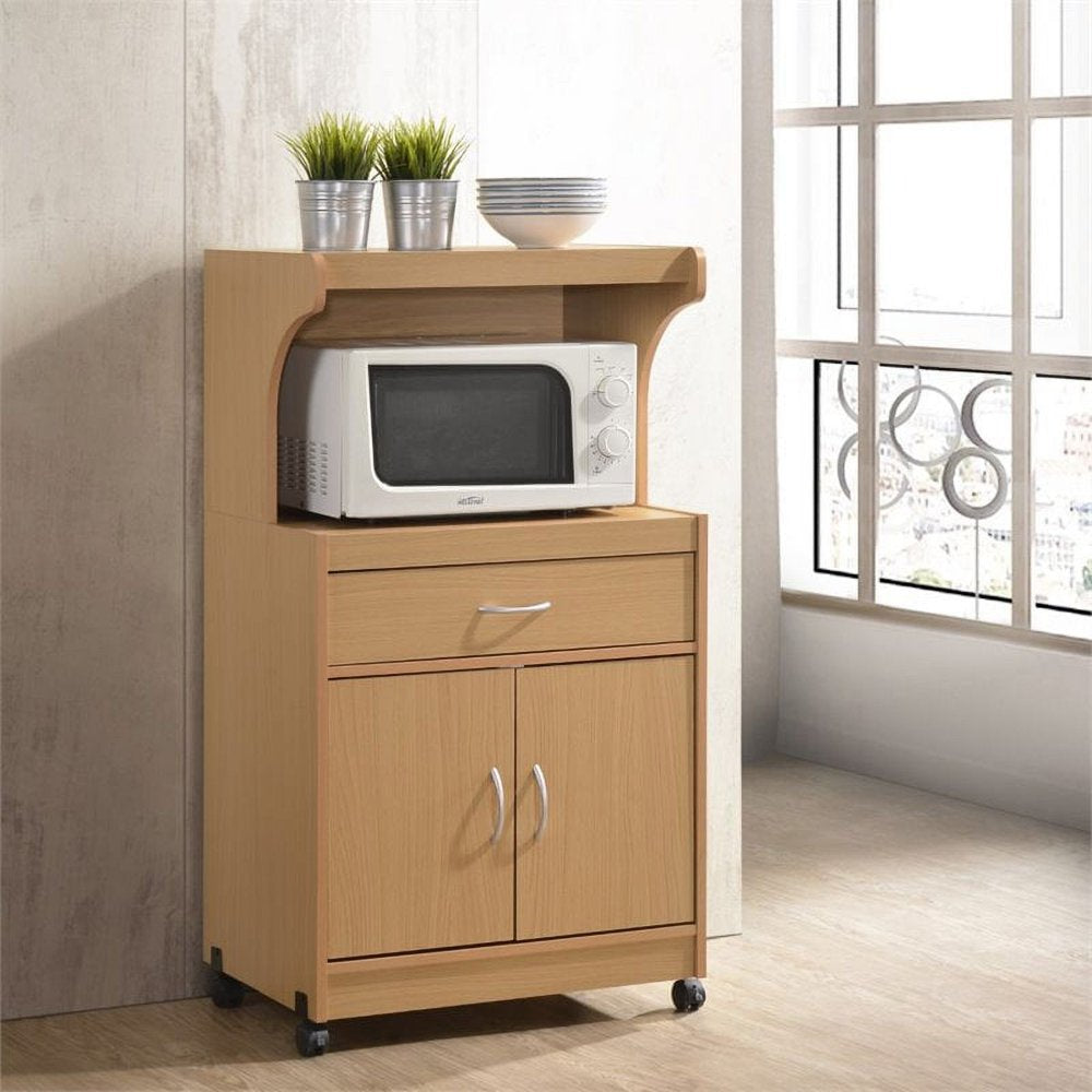 Modern Indoor Furniture Microwave Kitchen Cart