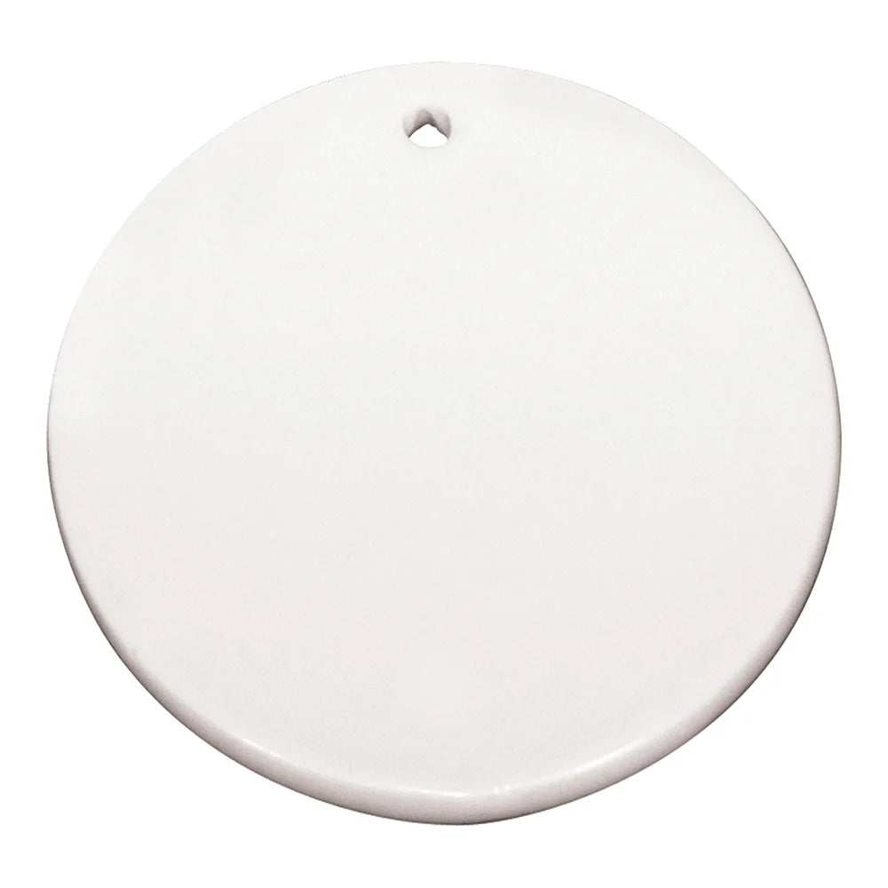 HPN Sublicraft 3" round Sublimation Ceramic Ornament with Hole