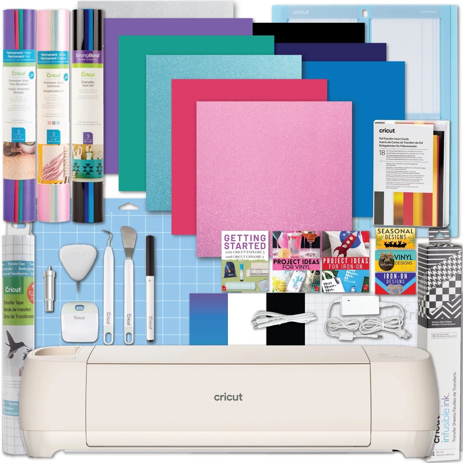 Cricut Explore 4 Electric Craft Cutting Machine with Ultimate Card Making Bundle
