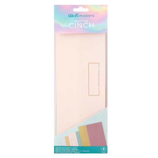 We R Thermal Cinch Binding Spine 6/Pkg-Label