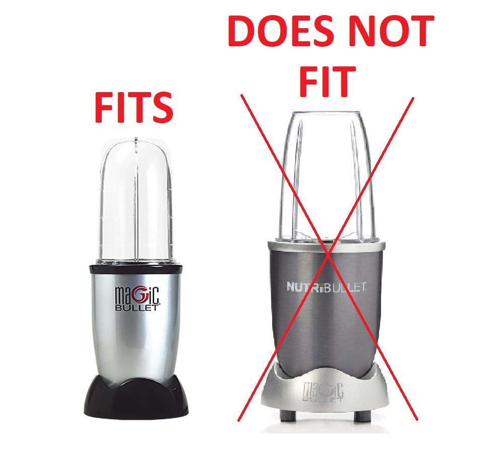 2 Pack Tall Cups with Cross and Flat Blade Combo,Compatible with Original Magic Bullet Blender Juicer 250W MB-1001