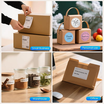 Shipping Label Printer,4X6 Thermal Label Printer for Small Business & Office Package,Compatible with Android, Ios, Windows and Mac, Widely Used for Amazon,Ups,Etsy,Usps