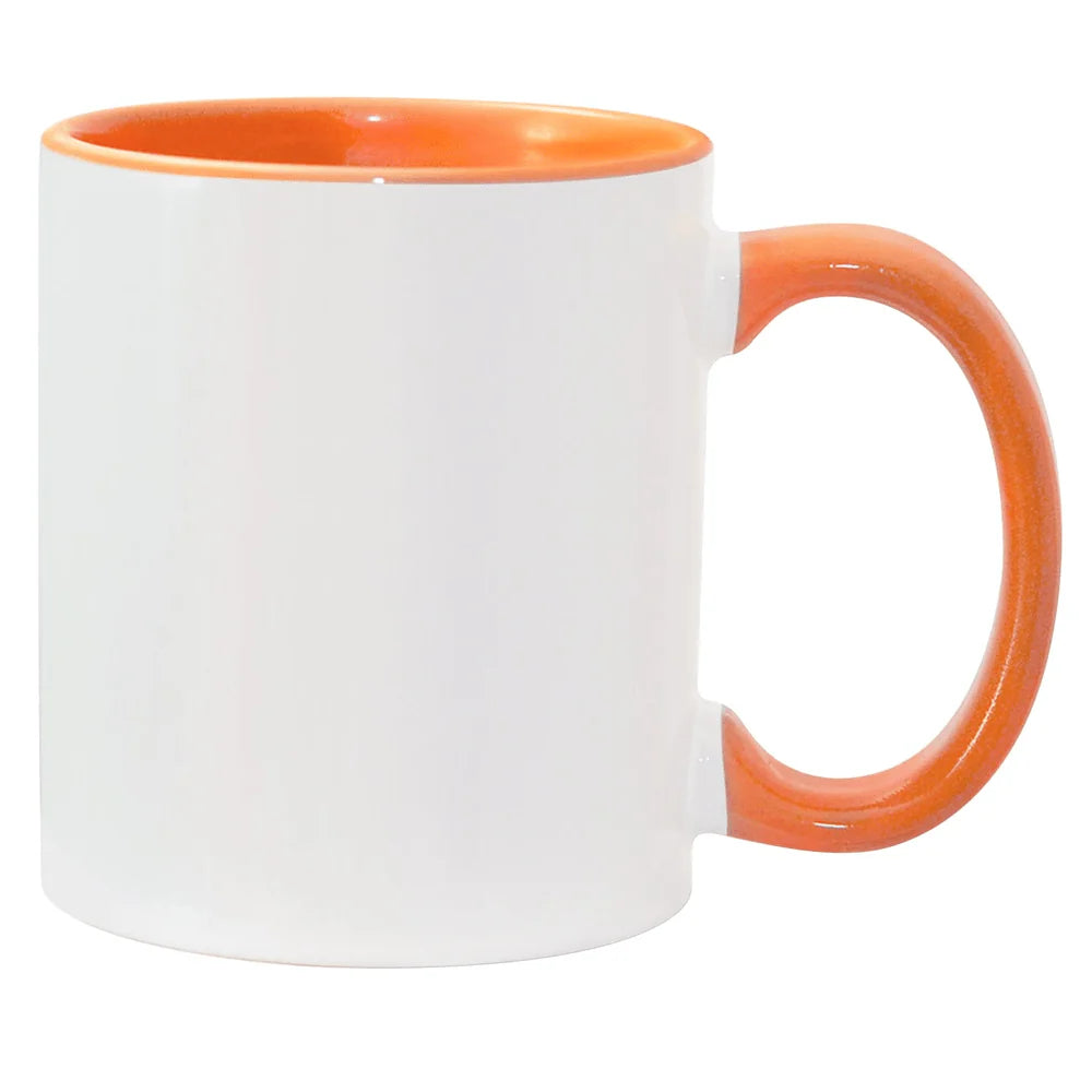 HPN ORCA Premium 11 Oz. Inner + Handle Sublimation Ceramic Mug - 36 per Case