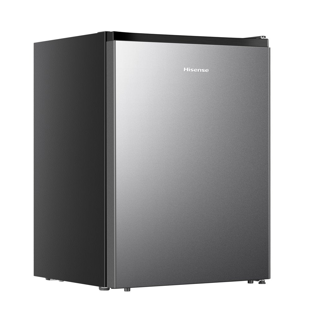 4.4 Cu Ft. Single Door Mini Fridge with Chiller, Silver 20.4" Width