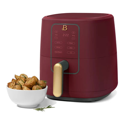 3 Qt Air Fryer with Turbocrisp Technology, Limited Edition Merlot by Drew Barrymore