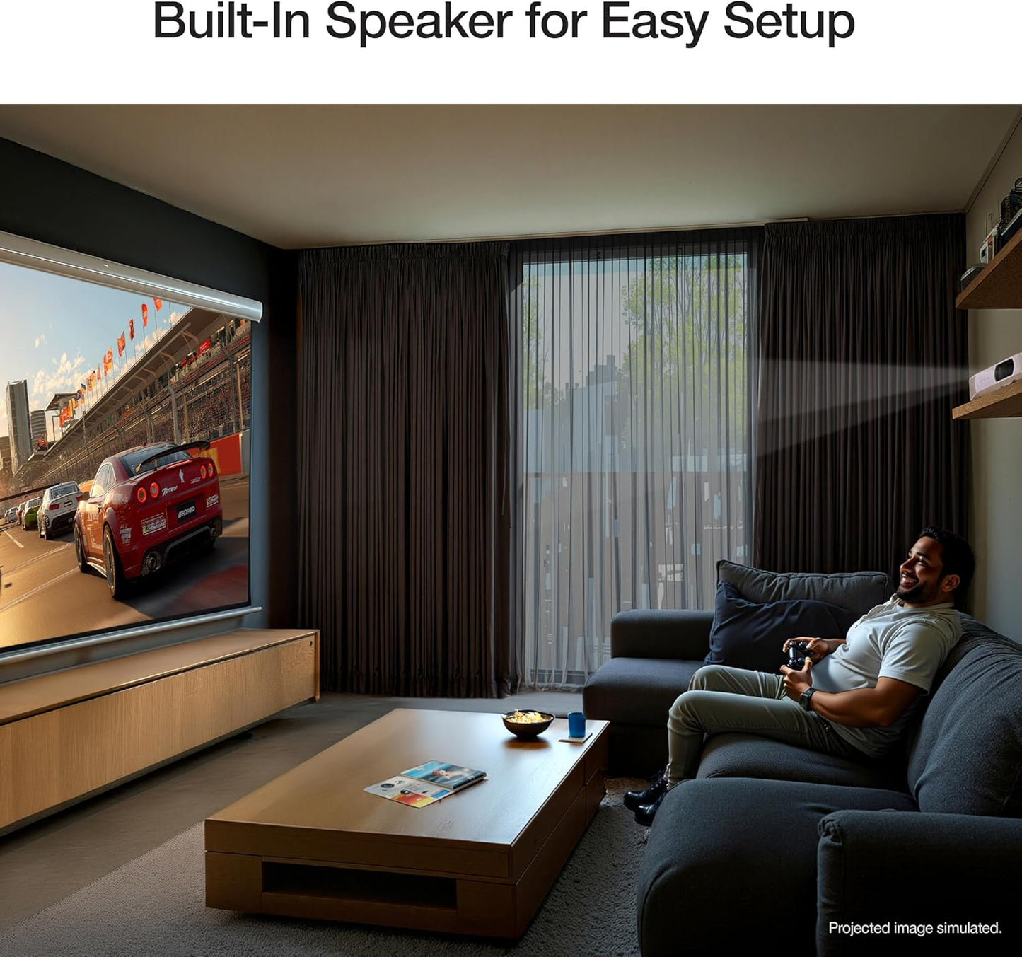 Epson Home Cinema 980 3-Chip 3LCD 1080P Projector 4,000 Lumens Color and White Brightness, Streaming/Gaming/ Media Room, Built-In Speaker, Auto Picture Skew, 16000:1 Contrast, 2 HDMI Ports