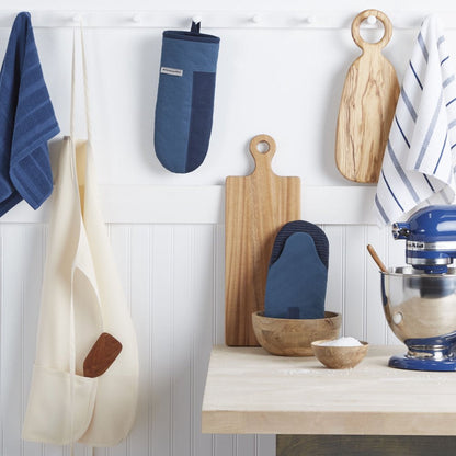 Beacon Oven Mitt Set, Navy/Ink Blue, 5.75"X13", Set of 2