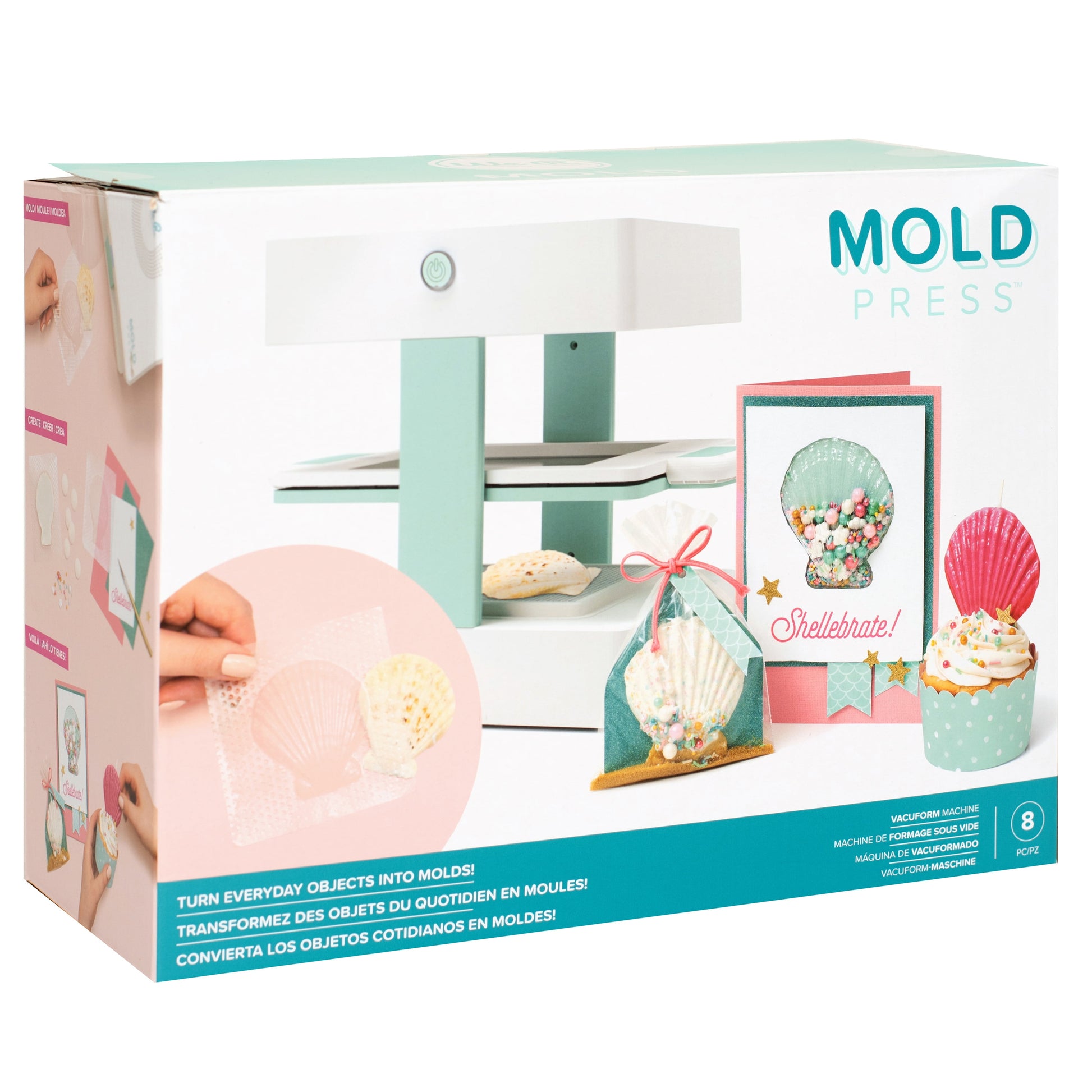 Mold Press Vacuform Machine Au Version-White