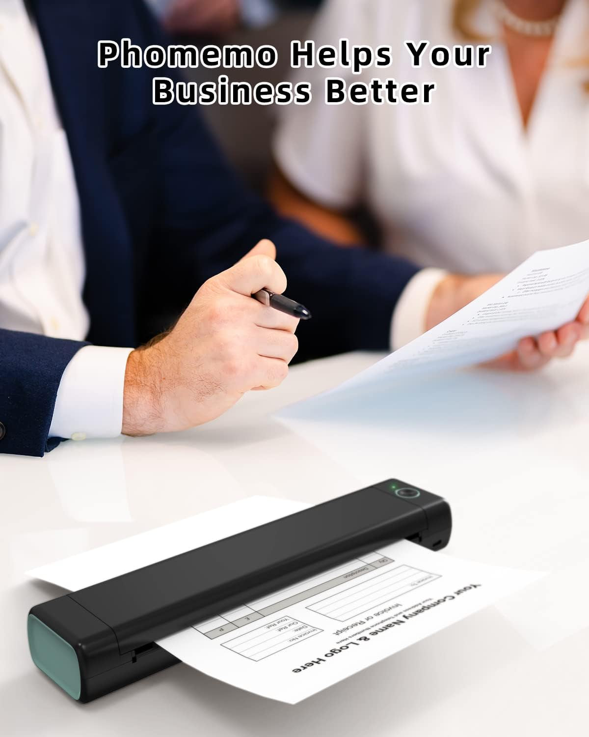 Phomemo US Letter Thermal Printer Paper, Advanced Thermal Printing, Phomemo Paper Compatible with TATTMUSE M08F-Letter, M832, M834, MT800/A285M Portable Printer, 8.5" X 11", 200 Sheets