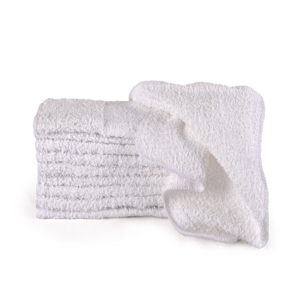 18-Pack Washcloth Bundle, White