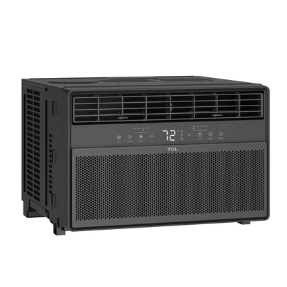 8,000 BTU Smart Inverter Window Air Conditioner (Black) - 350 Sq Ft with up to 49% Energy Savings, Quiet Cooling Tech, 3-In-1 Cooling, Fan & Dehumidifier, Matter Wi-Fi, Remote Control - W8WC72-B