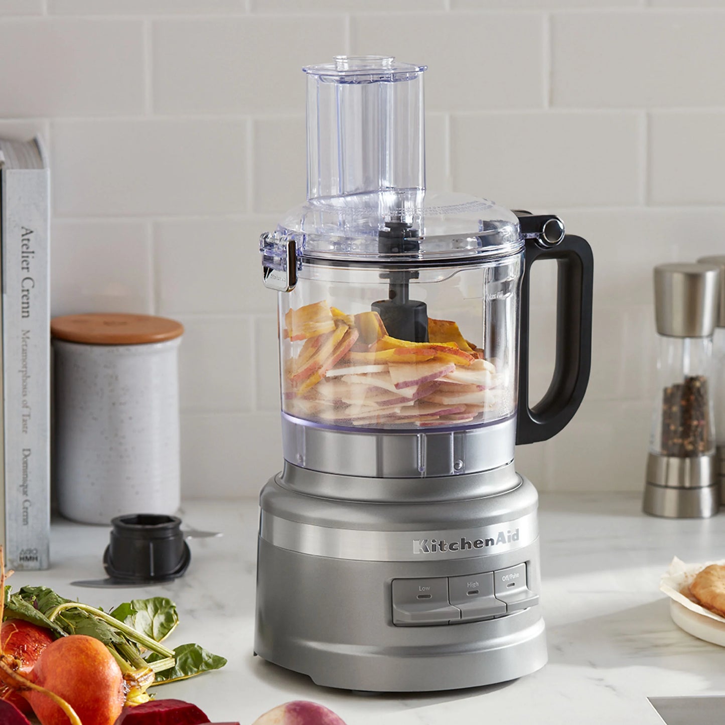 ® 7 Cup Food Processor, Contour Silver, KFP0718