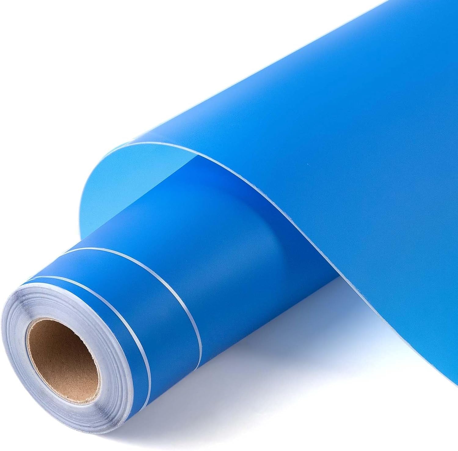 Stencil Permanent Adhesive Vinyl - 12” X 50 FT Light Blue Adhesive Stencil Vinyl Compatible with Cricut Cutting Machine & Silhouette Machine