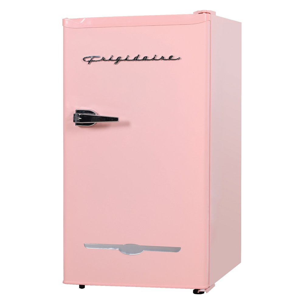 EFR376-C-PINK 3.2-Cu.-Ft. 65-Watt Retro Bar Fridge with Side Bottle Opener (Pink)