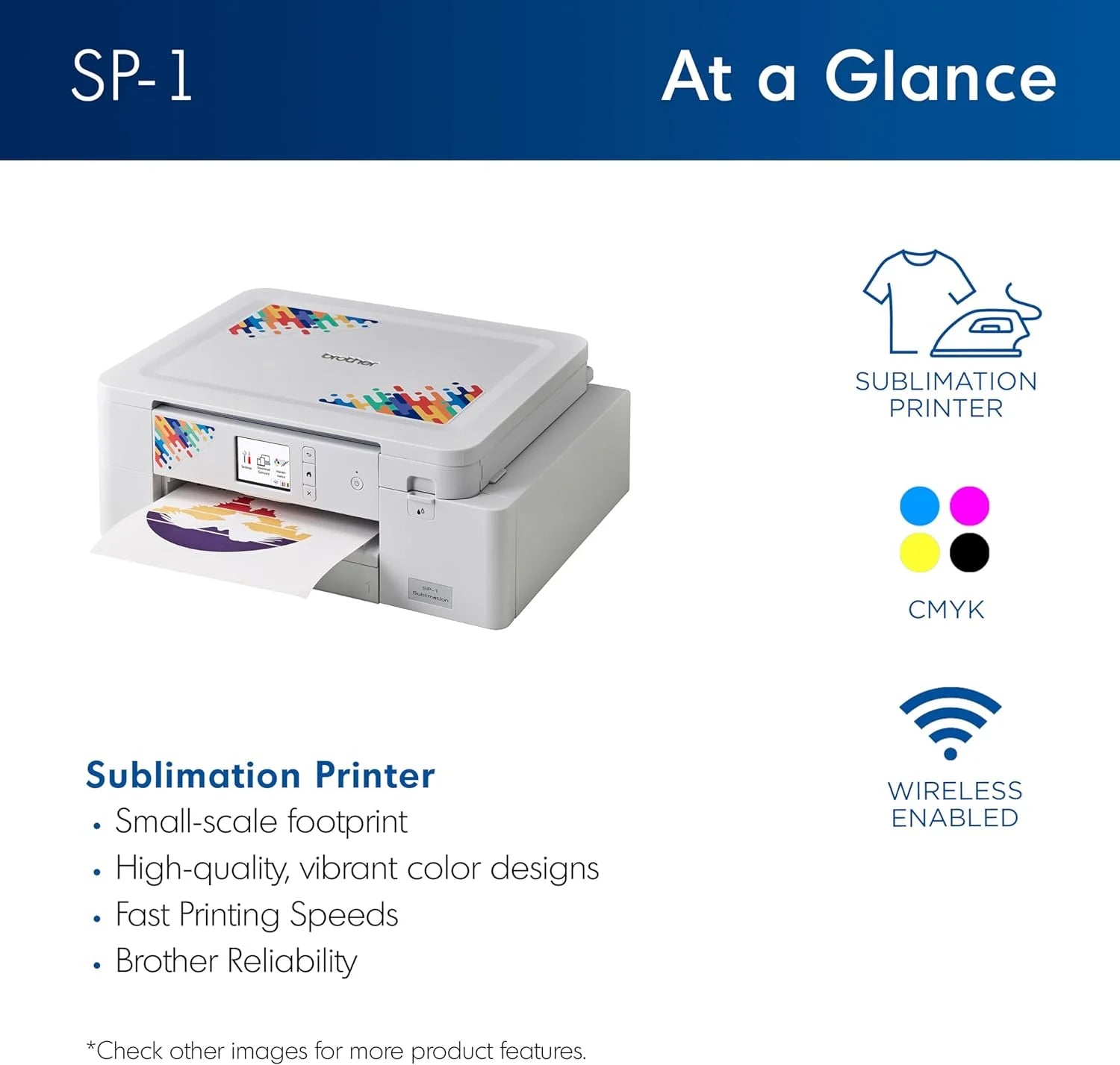 Brother Skitch Single-Needle Embroidery Machine and SP1 Sublimation Printer