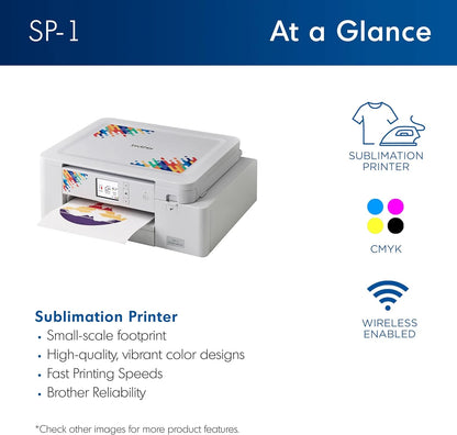 Brother Skitch Single-Needle Embroidery Machine and SP1 Sublimation Printer