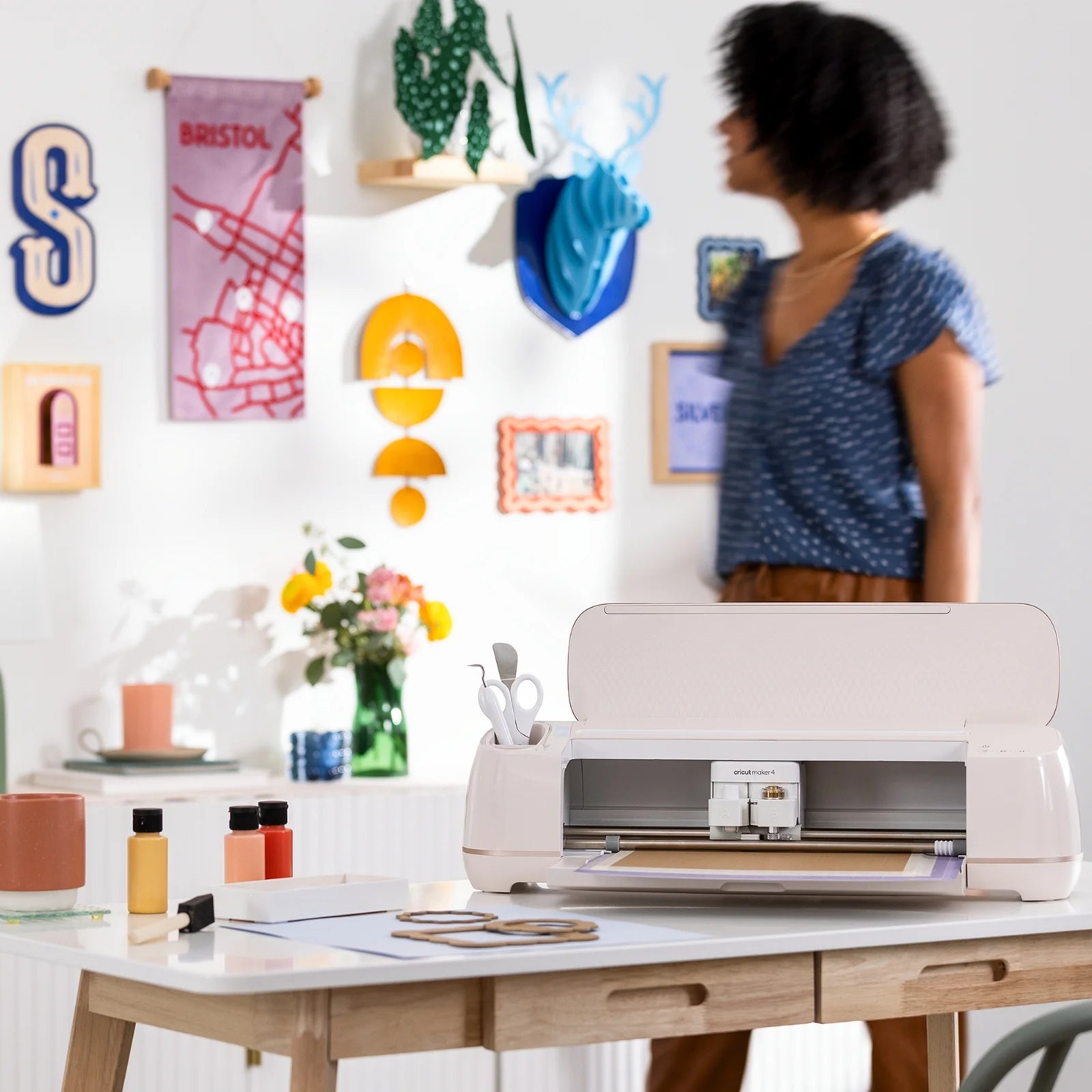 Maker 4 Cutting Machine with Easypress 3 Heat Press and Materials Bundle