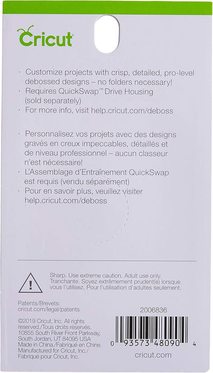 Cricut Tip, Fine Quickswap Debossing, Silver