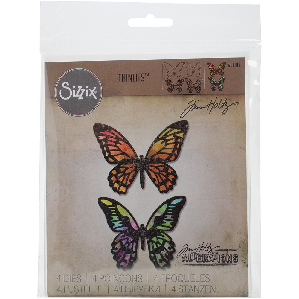 Thinlits Dies - Detailed Butterflies by Tim Holtz