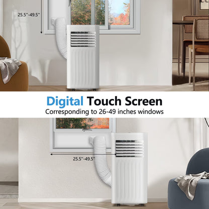 Portable Air Conditioners 8000 BTU Ashrae– 3-In-1 AC Unit, Dehumidifier & Fan with 24-Hour Timer/Remote Control for Home/Office/Apartments/Dorm