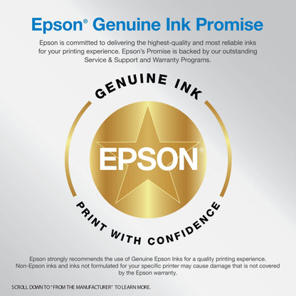 Ecotank ET-2980 Wireless All-In-One Color Supertank Printer with up to 3 Years of Ink, Refillable Tanks, Perfect for Home, 15 PPM, 1.44" Color Screen, Auto 2-Sided Printing - White