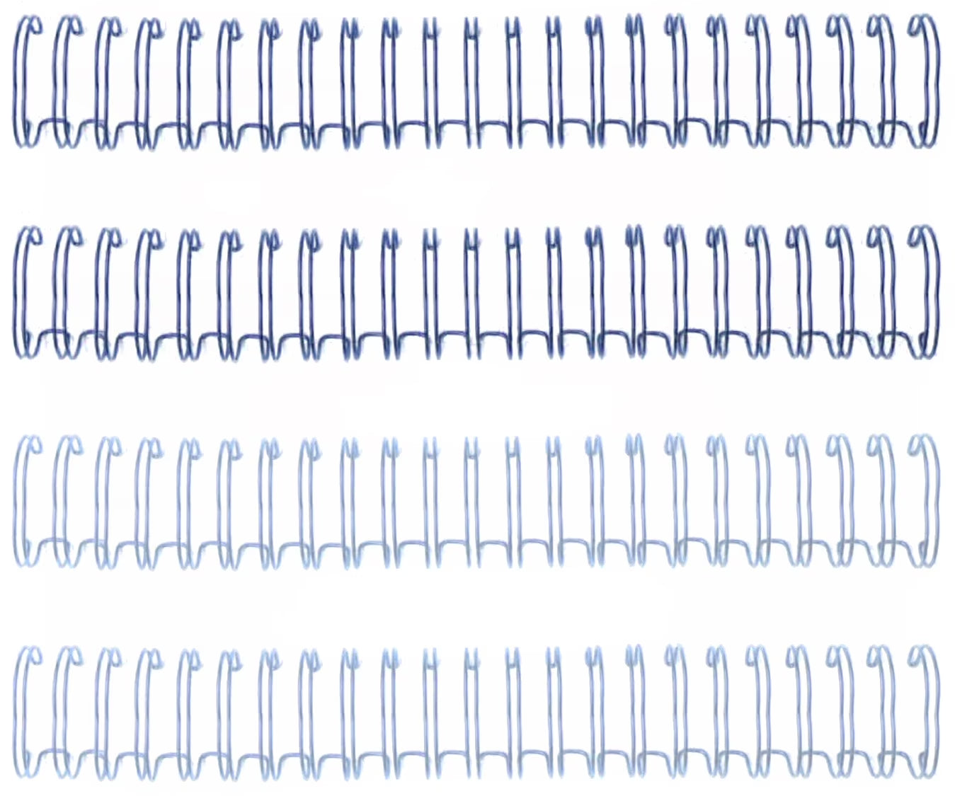 Cinch Wires .625" 4/Pkg-Navy